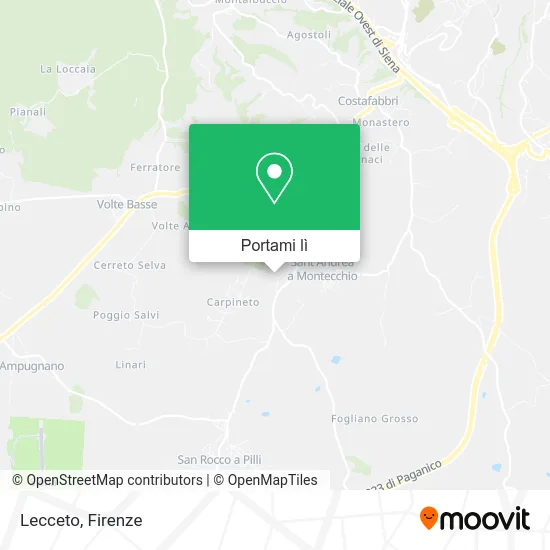 Mappa Lecceto