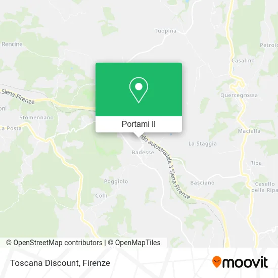 Mappa Toscana Discount