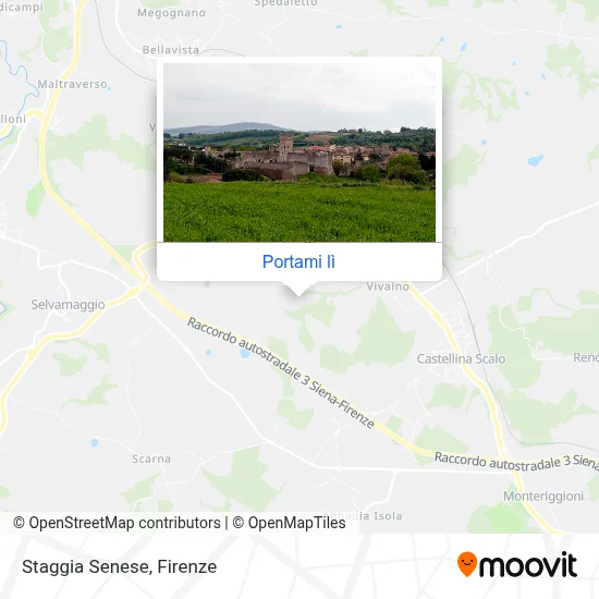 Mappa Staggia Senese