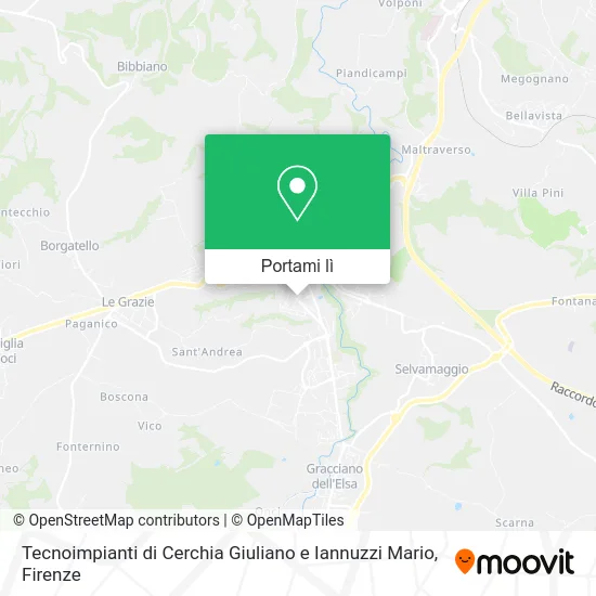 Mappa Tecnoimpianti di Cerchia Giuliano e Iannuzzi Mario
