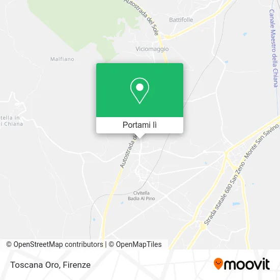Mappa Toscana Oro