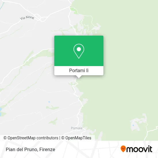 Mappa Pian del Pruno