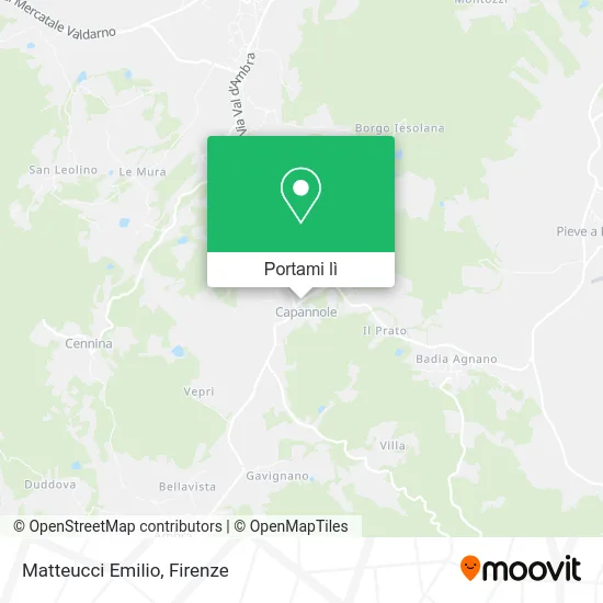 Mappa Matteucci Emilio