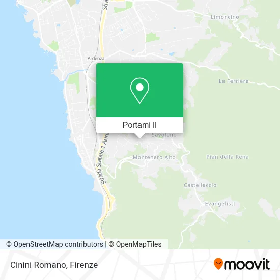 Mappa Cinini Romano