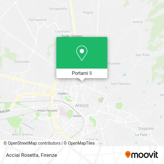 Mappa Acciai Rosetta