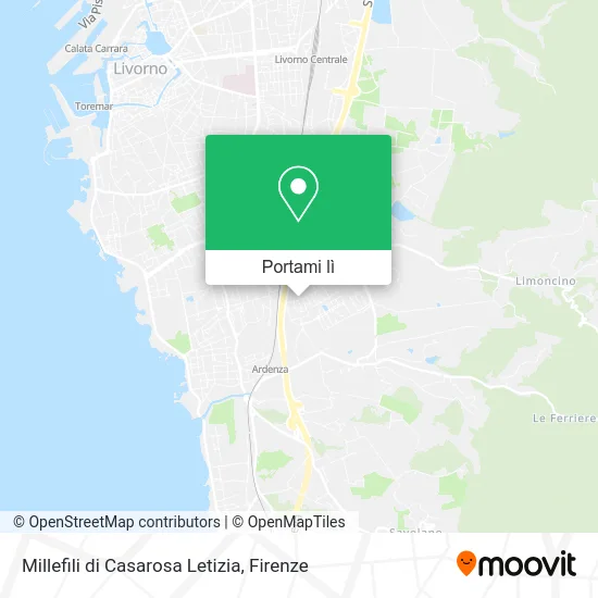 Mappa Millefili di Casarosa Letizia