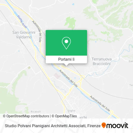 Mappa Studio Polvani Pianigiani Architetti Associati