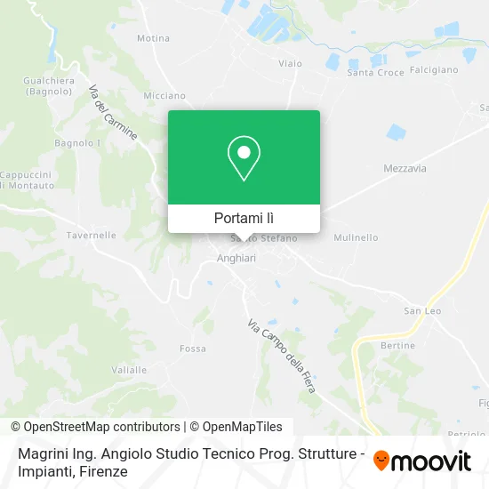 Mappa Magrini Ing. Angiolo Studio Tecnico Prog. Strutture - Impianti