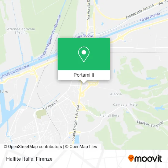 Mappa Hallite Italia