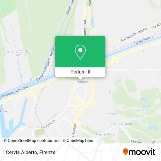 Mappa Cervia Alberto