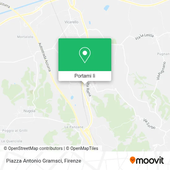 Mappa Piazza Antonio Gramsci