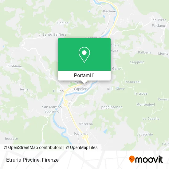 Mappa Etruria Piscine