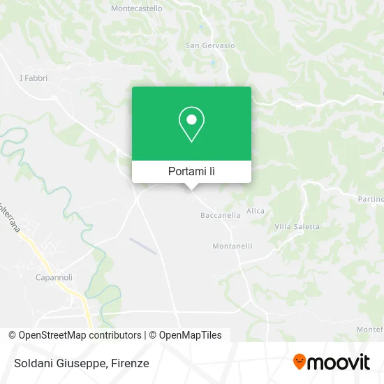 Mappa Soldani Giuseppe