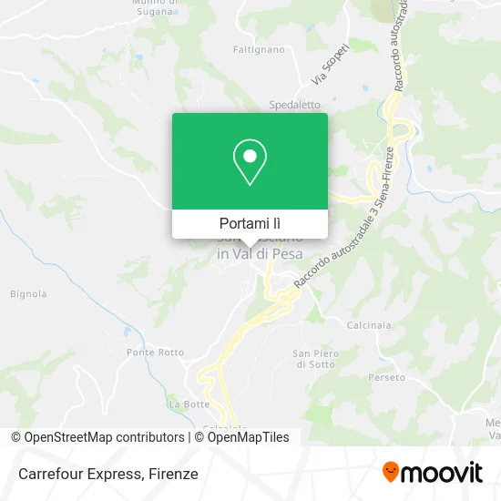 Mappa Carrefour Express