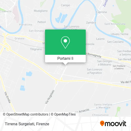 Mappa Tirrena Surgelati