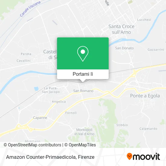 Mappa Amazon Counter-Primaedicola