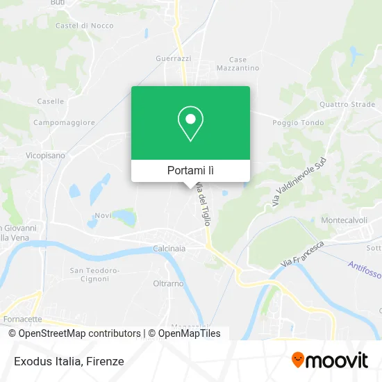 Mappa Exodus Italia