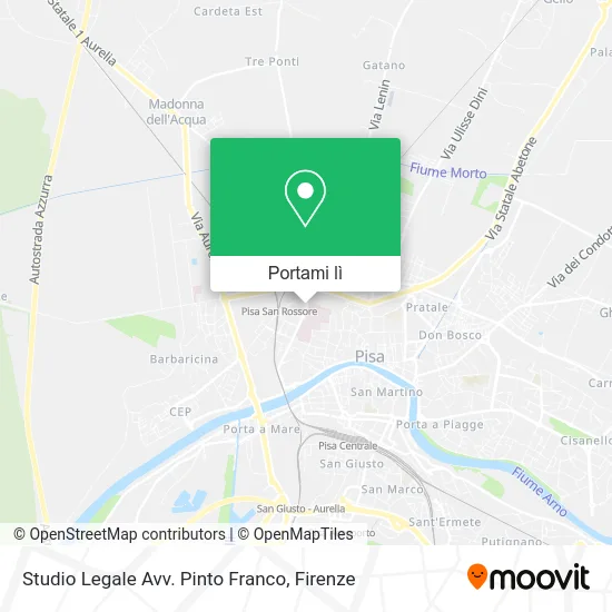 Mappa Studio Legale Avv. Pinto Franco