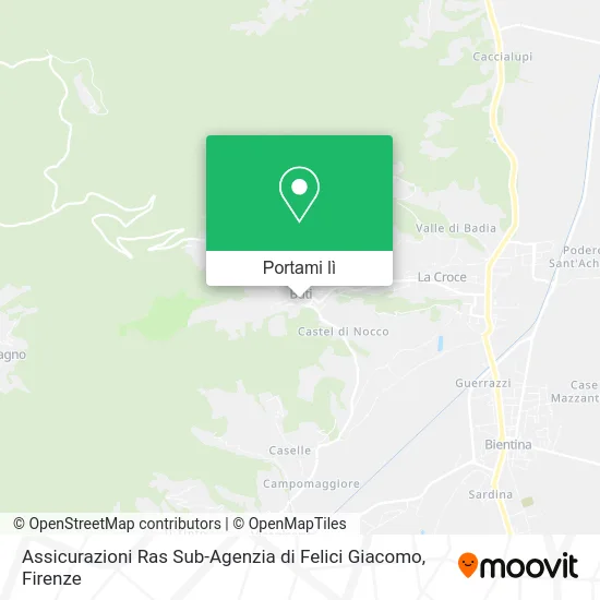Mappa Assicurazioni Ras Sub-Agenzia di Felici Giacomo