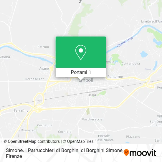 Mappa Simone. I Parrucchieri di Borghini di Borghini Simone