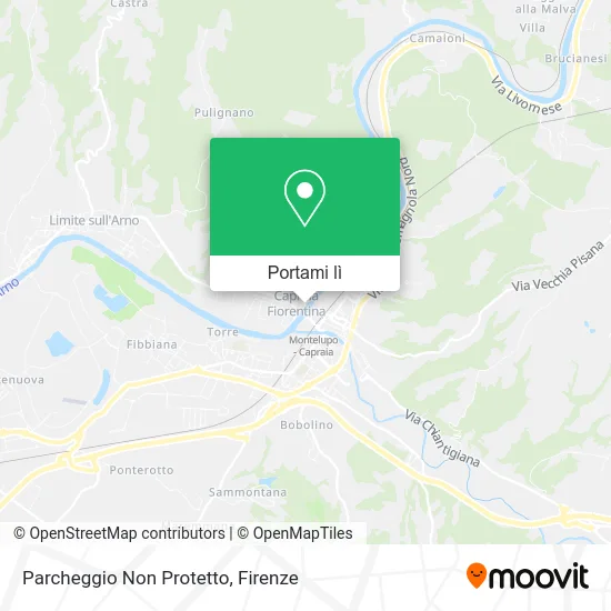 Mappa Parcheggio Non Protetto