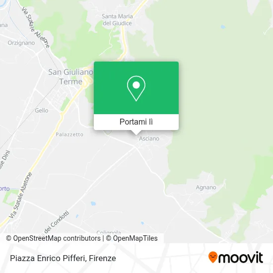 Mappa Piazza Enrico Pifferi