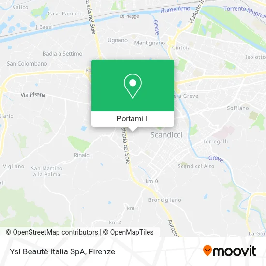 Mappa Ysl Beautè Italia SpA
