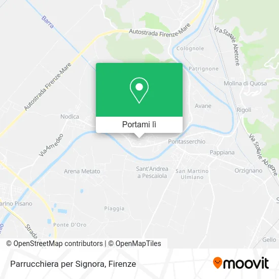 Mappa Parrucchiera per Signora