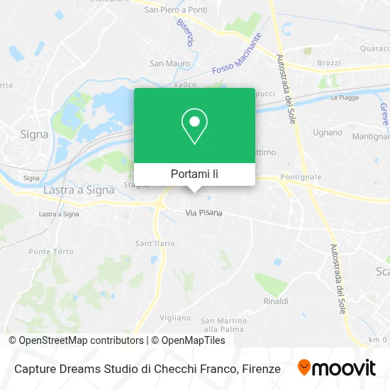 Mappa Capture Dreams Studio di Checchi Franco