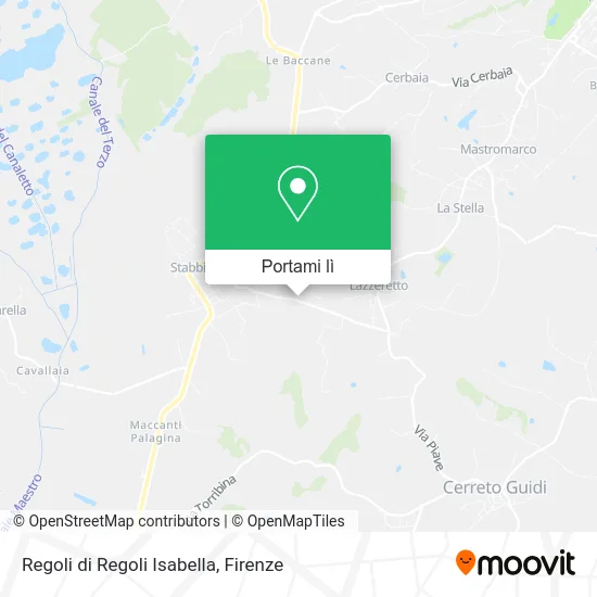 Mappa Regoli di Regoli Isabella
