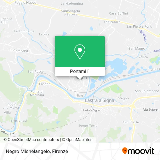 Mappa Negro Michelangelo