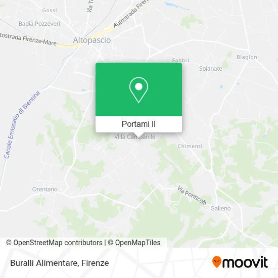 Mappa Buralli Alimentare