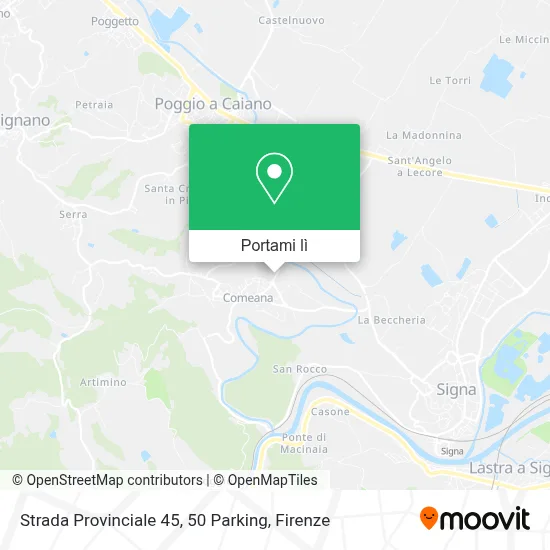 Mappa Strada Provinciale 45, 50 Parking