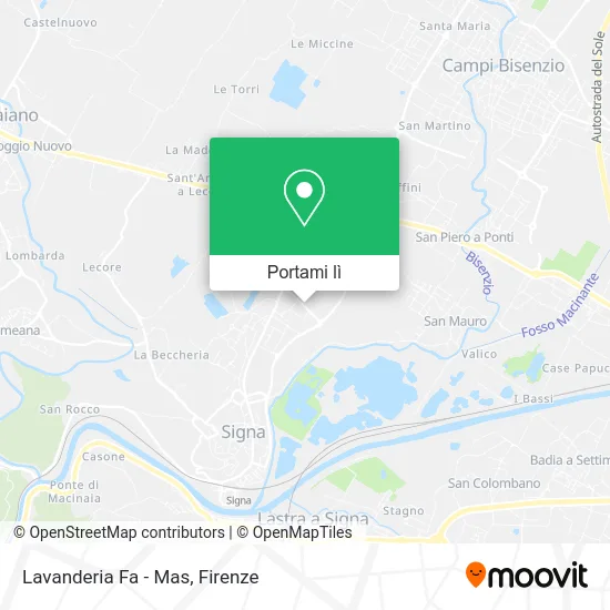 Mappa Lavanderia Fa - Mas