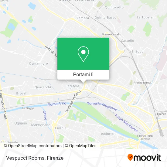 Mappa Vespucci Rooms