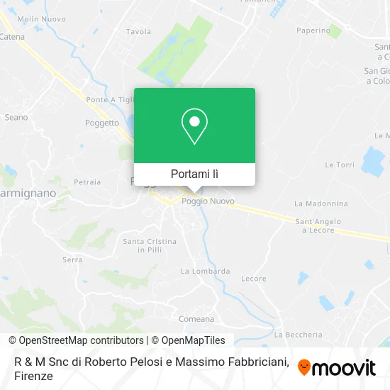 Mappa R & M Snc di Roberto Pelosi e Massimo Fabbriciani