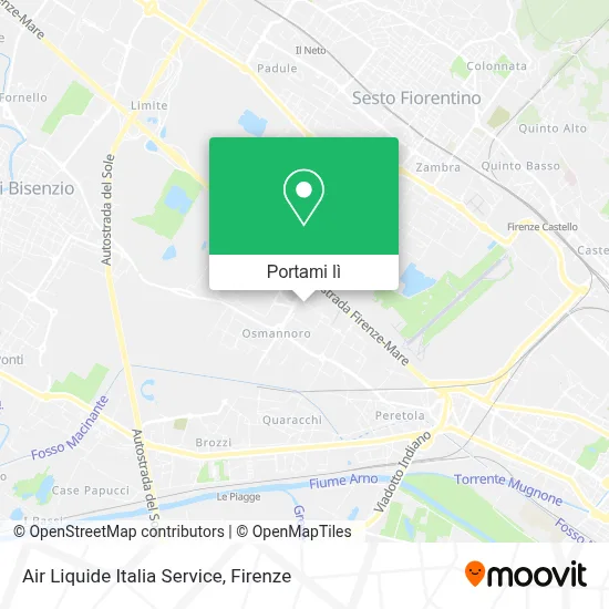 Mappa Air Liquide Italia Service