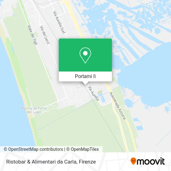 Mappa Ristobar & Alimentari da Carla