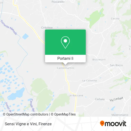 Mappa Sensi Vigne e Vini
