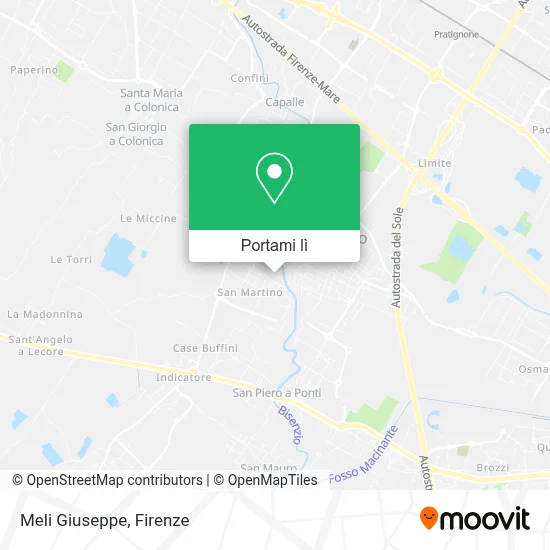 Mappa Meli Giuseppe