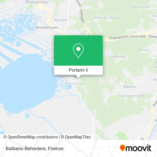 Mappa Balbano Belvedere