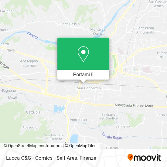 Mappa Lucca C&G - Comics - Self Area