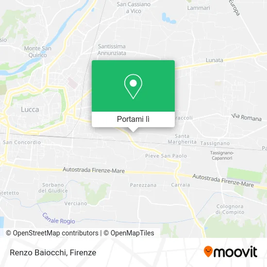 Mappa Renzo Baiocchi
