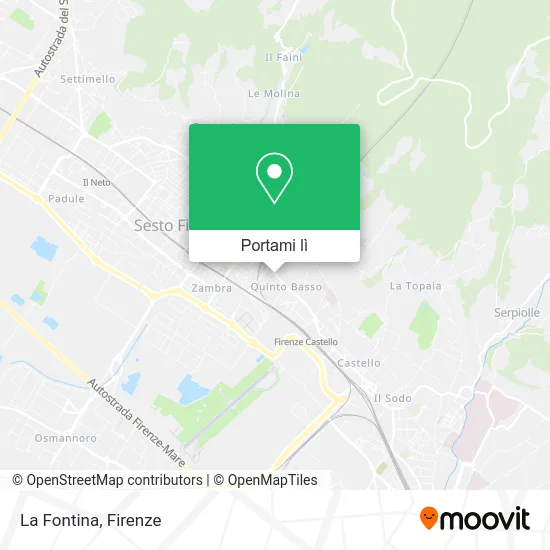 Mappa La Fontina