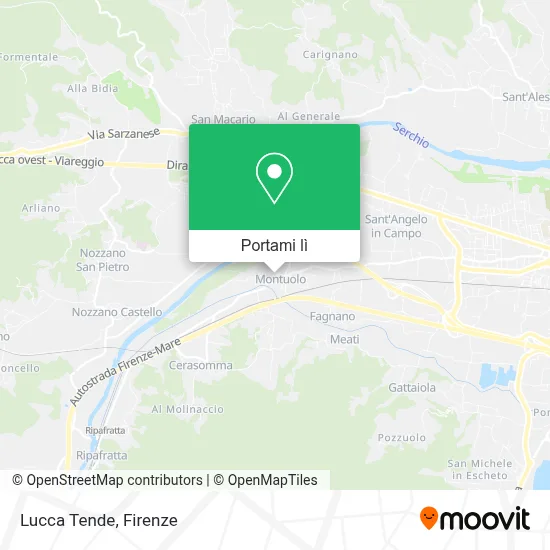Mappa Lucca Tende
