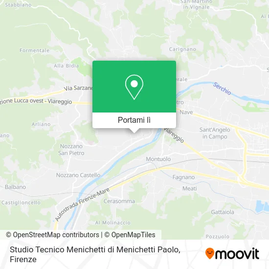 Mappa Studio Tecnico Menichetti di Menichetti Paolo