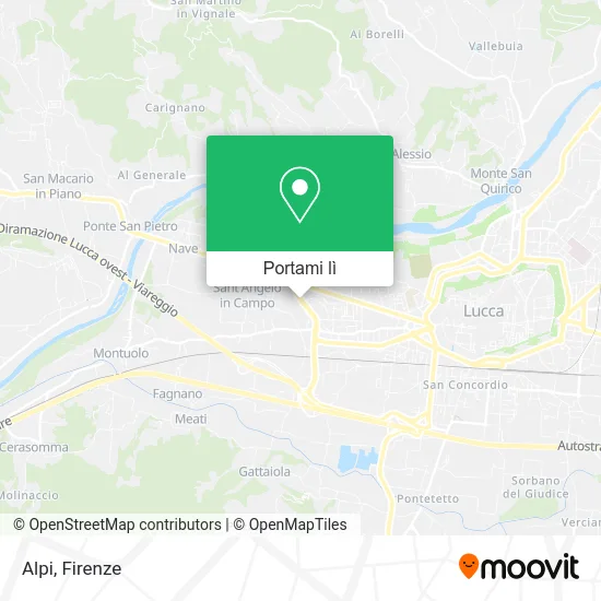 Mappa Alpi