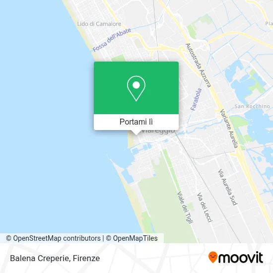 Mappa Balena Creperie