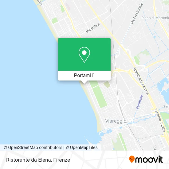 Mappa Ristorante da Elena