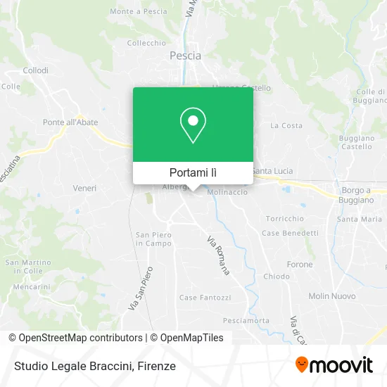 Mappa Studio Legale Braccini